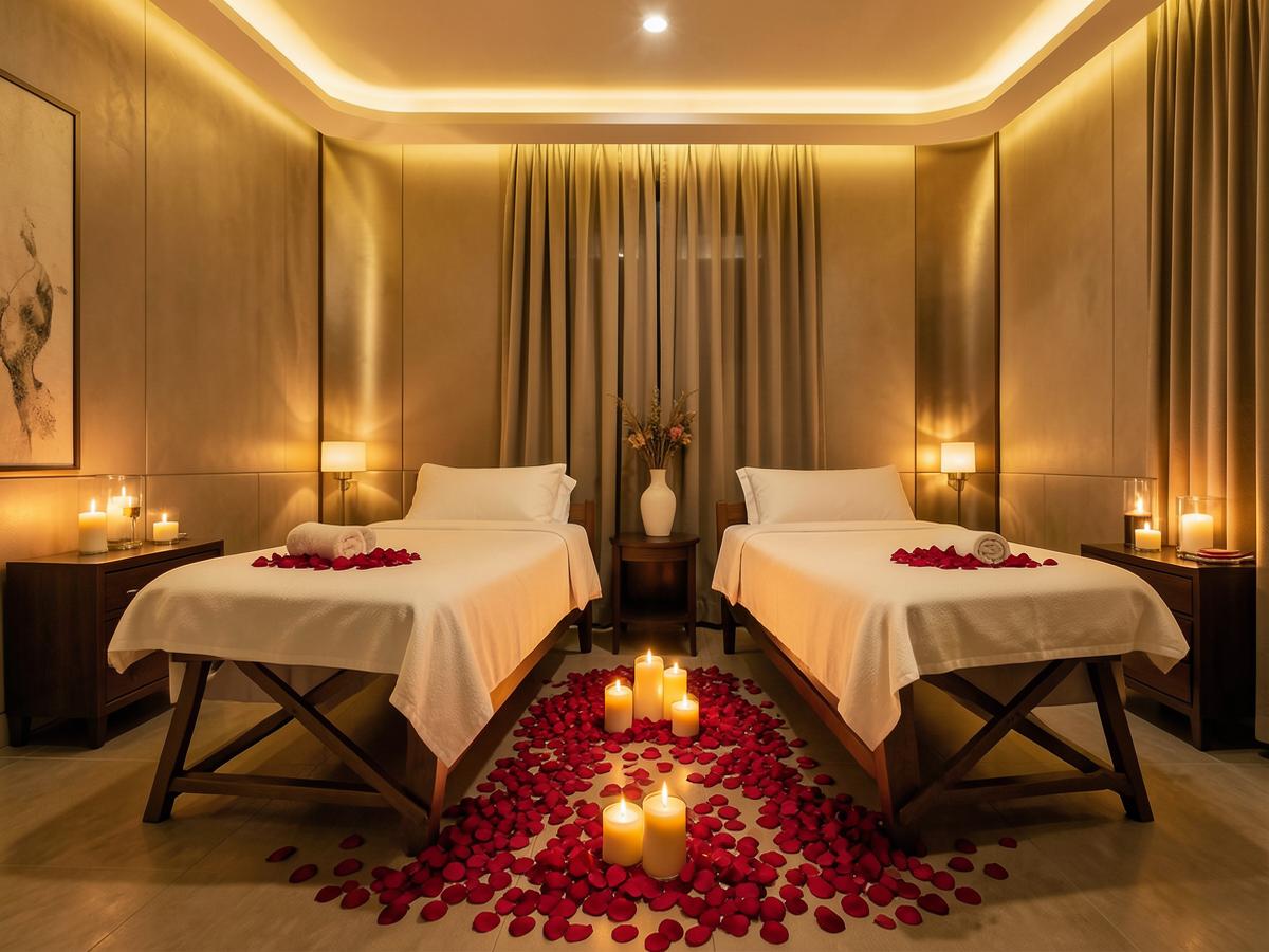 Four Hands Massage therapy at AIR LUXURY SPA, Karmanghat