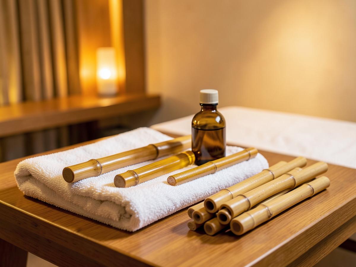 Warm Bamboo Massage therapy at AIR LUXURY SPA, Karmanghat
